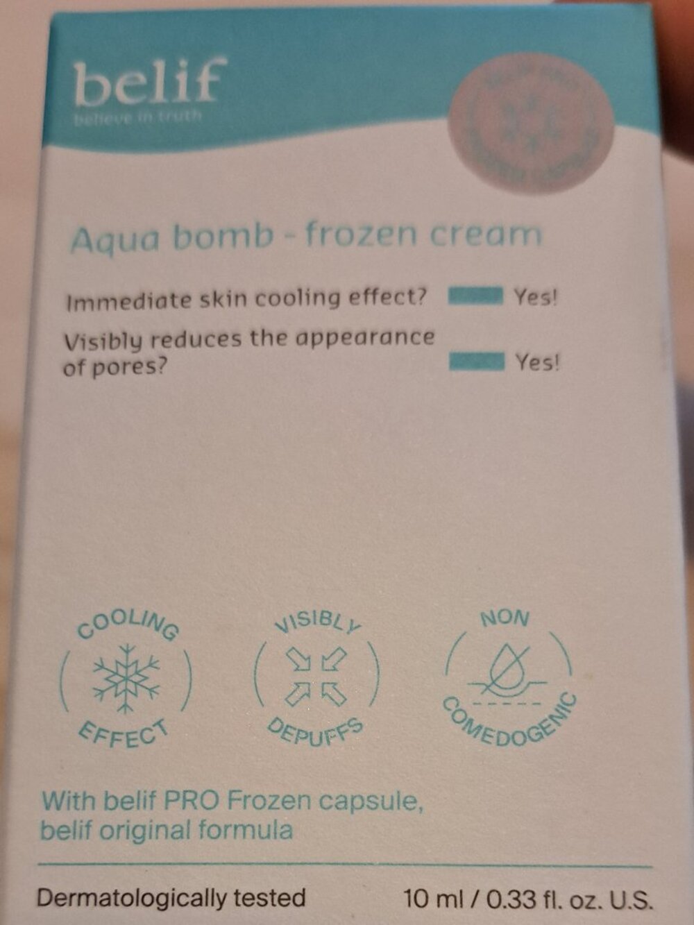 BELIF AQUA BOMB FROZEN CREAM